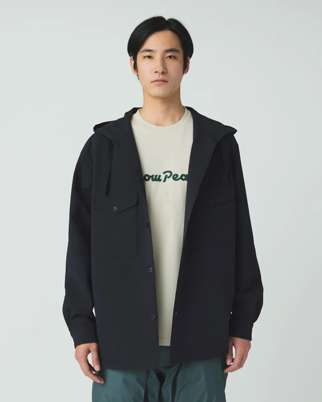 Easy Cloth Hooded Shirt