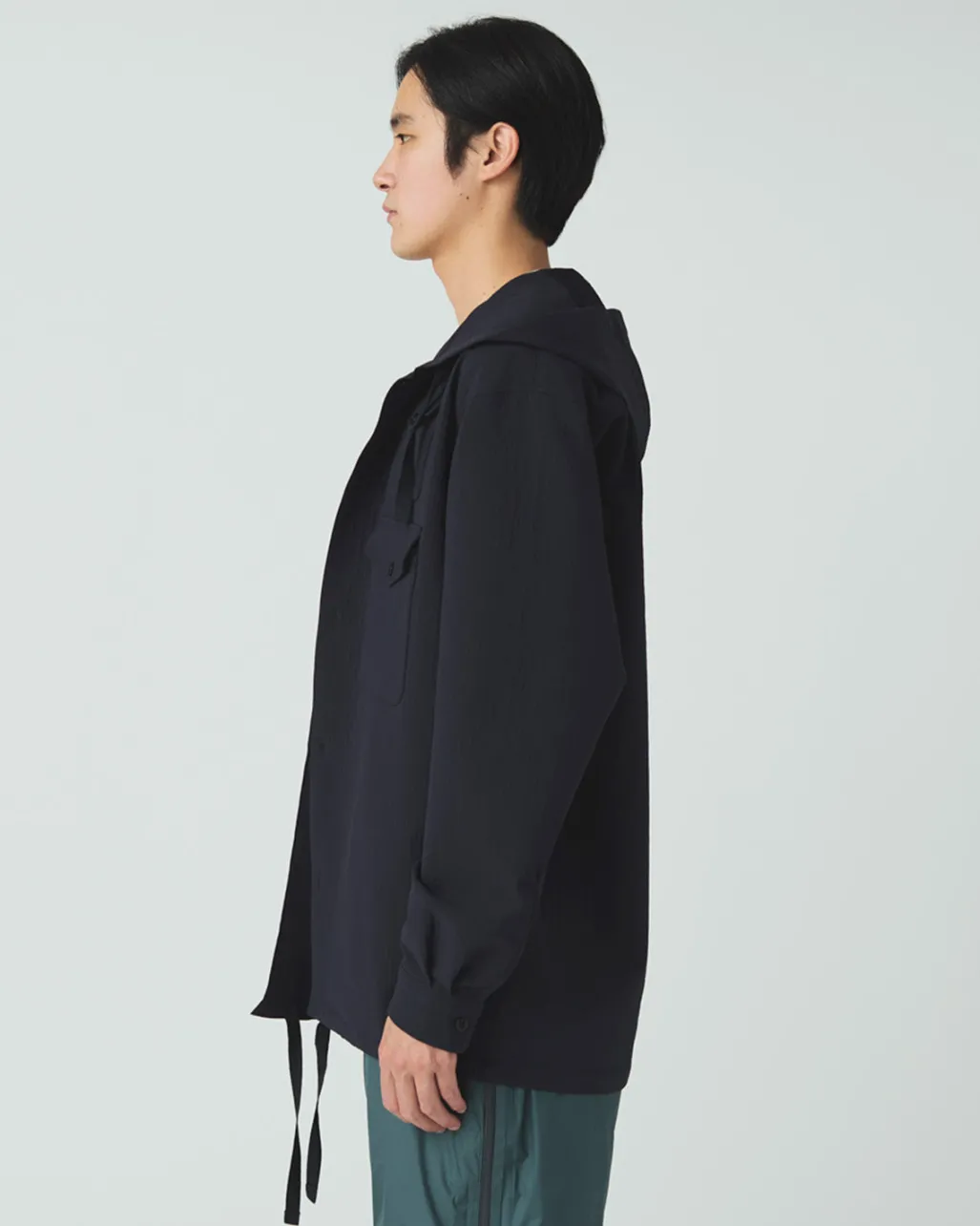 Easy Cloth Hooded Shirt