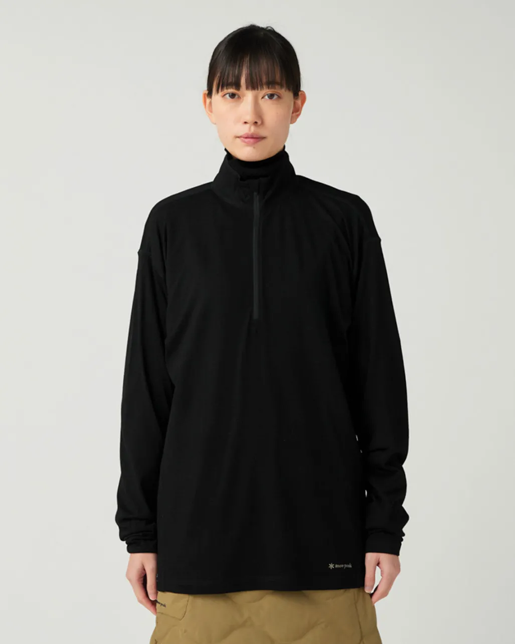 Merino Wool Half Zip Pullover