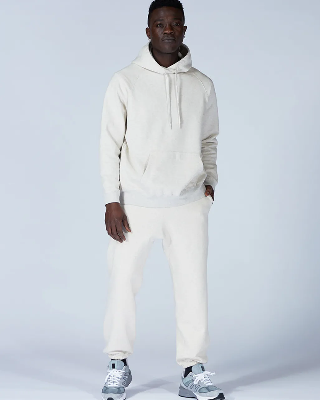 Recycled Cotton Pullover Hoodie
