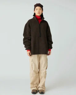 Recycled Wool Boa Pullover