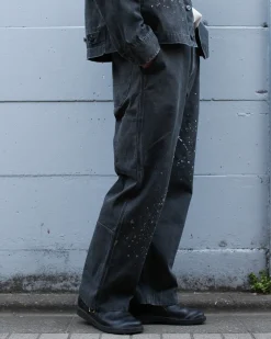 Sulfur Dyed Fade Painted Pants