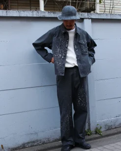 Sulfur Dyed Fade Painted Pants
