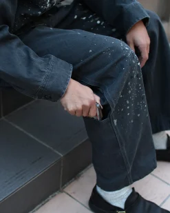 Sulfur Dyed Fade Painted Pants