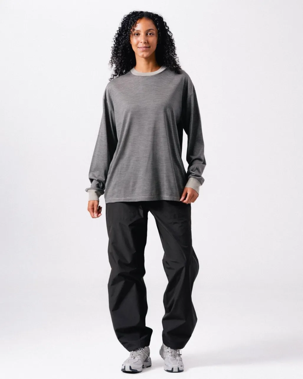 Summer Wool Stripe L/S T-Shirt