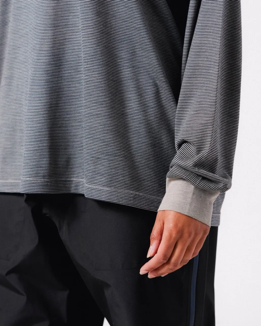 Summer Wool Stripe L/S T-Shirt