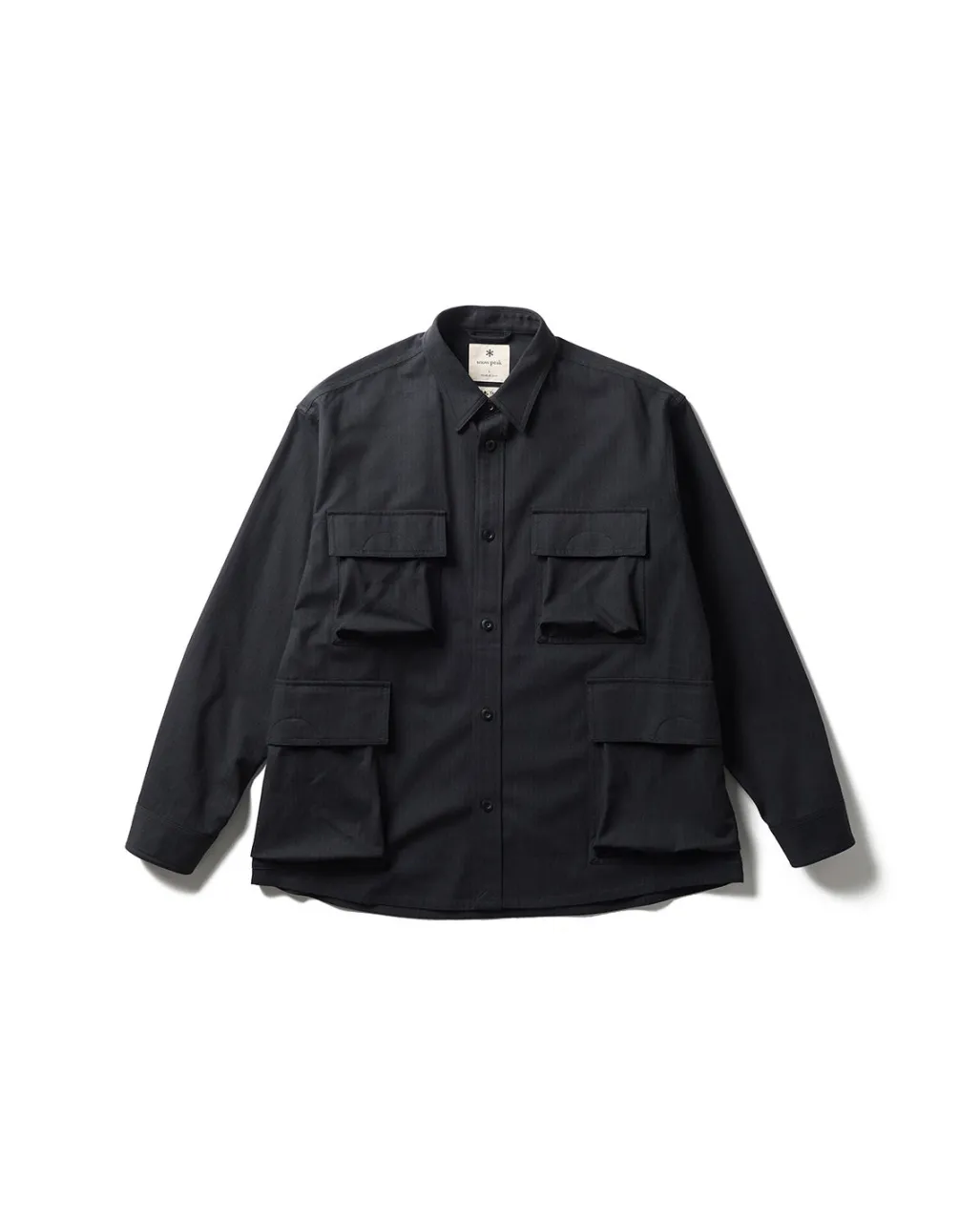 TAKIBI Herringbone Shirt Jacket