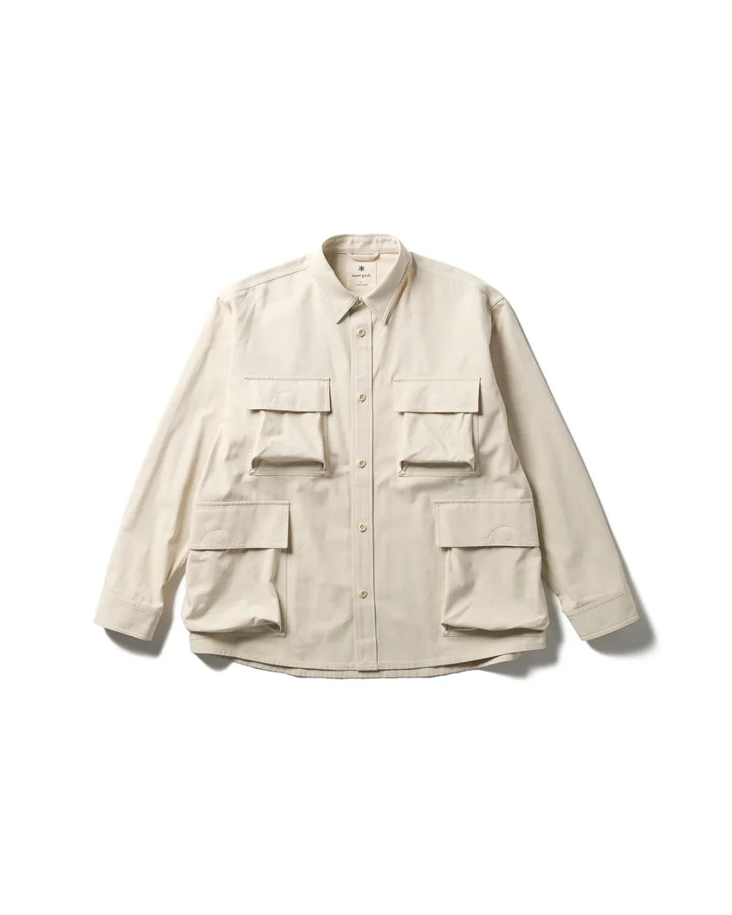 TAKIBI Herringbone Shirt Jacket